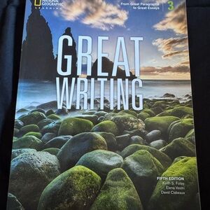 National Geographic Learning "Great Writing" Textbook - Mossy Green Cover